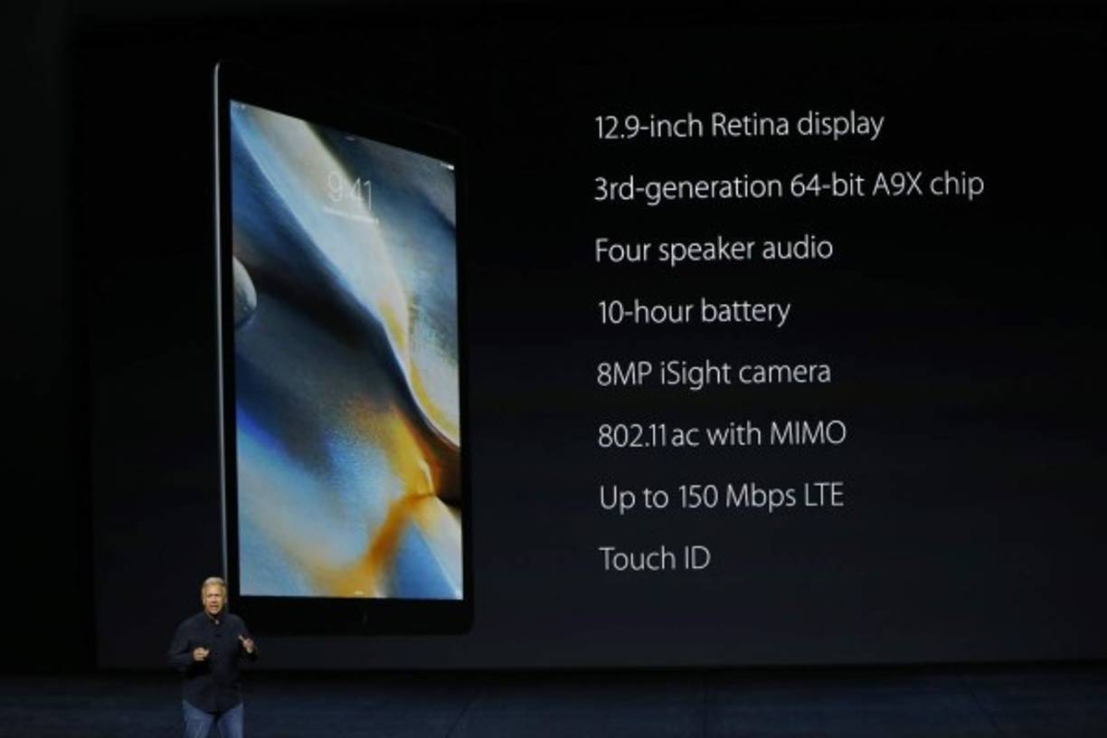 La compañía tecnológica Apple desveló hoy un nuevo modelo de su popular tableta iPad, el iPad Pro.
