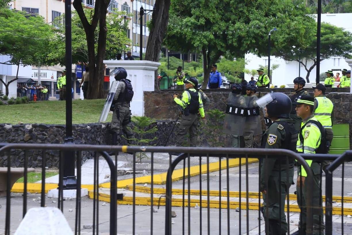 El cierre del parque se registró a las 7:00 am.