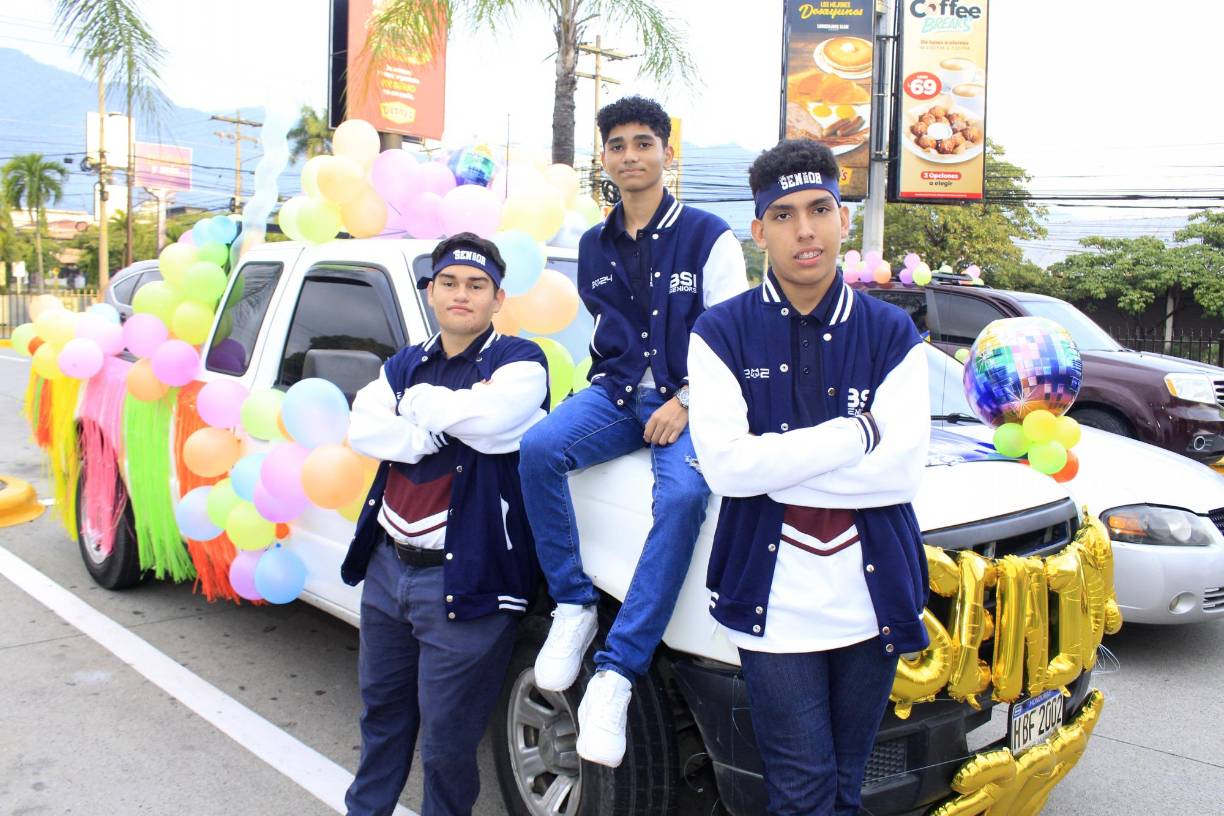 Josué Aguilar, Mario Mejía y Cristhian Cuellar.