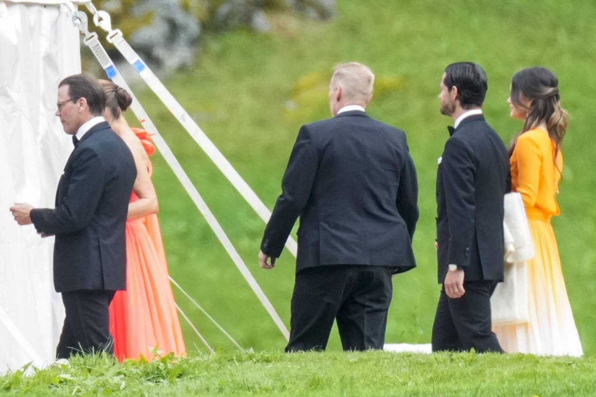 Victoria y Carlos Felipe de Suecia, fueron los únicos ‘royals’ extranjeros confirmados al enlace.