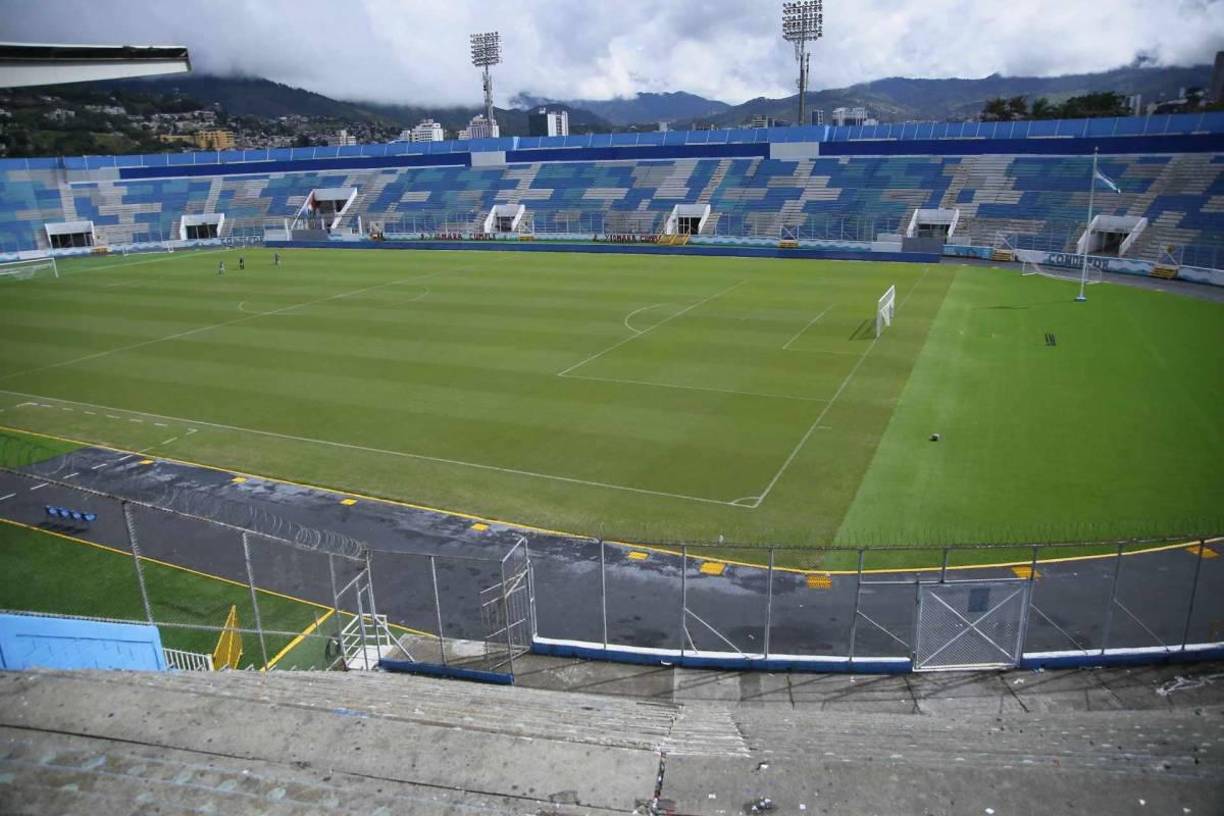 Así luce el estadio Nacional a tres días del importante cotejo por la Nations League de Concacaf.