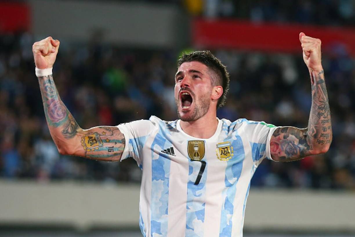 Rodrigo de Paul (28 años) - El mediocampista del Atlético de Madrid tiene un valor de mercado de 40 millones de euros.