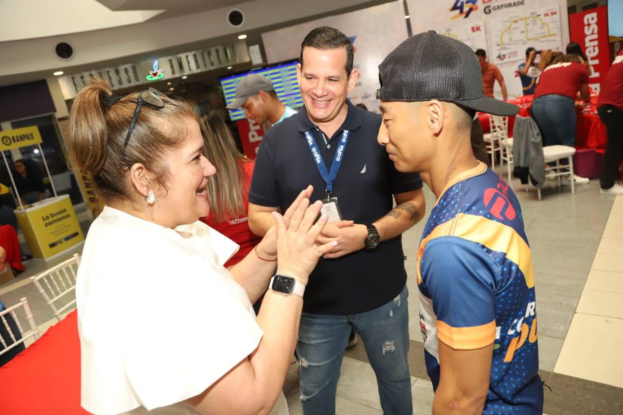 Shin es uno de los personajes más queridos en Honduras y mostró su euforia previo a participar en una nueva edición de la Maratón de Diario LA PRENSA.