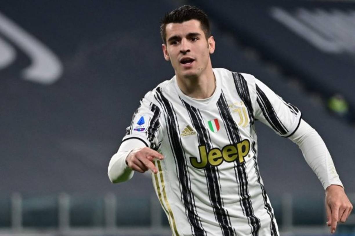 Álvaro Morata: Juventus estaría ejecutando la opción de compra, el precio que puso el Atlético es de 45 millones de euros. Foto AFP.