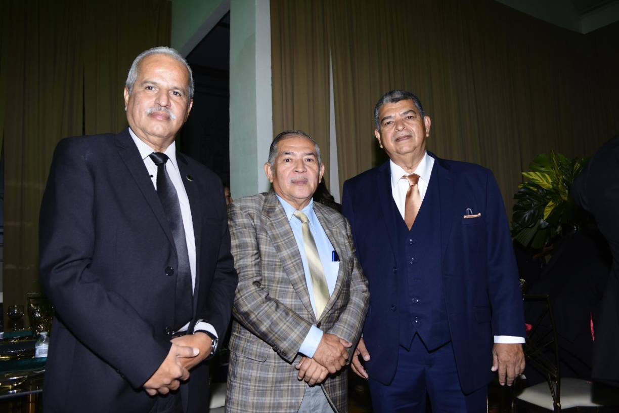 Lufti Zablah, Gustavo Euceda y Raúl Stewart