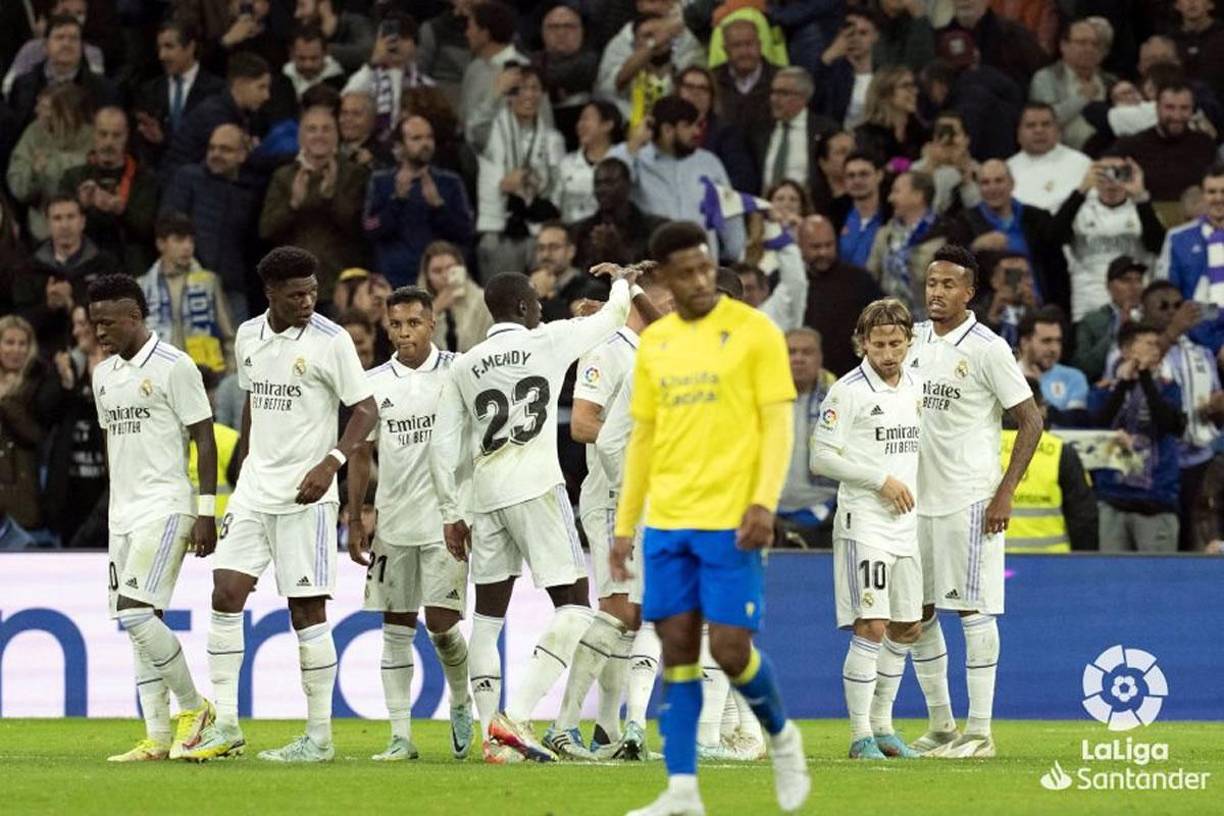 ‘Choco‘ Lozano en primer plano tras la anotación de Éder Militao.