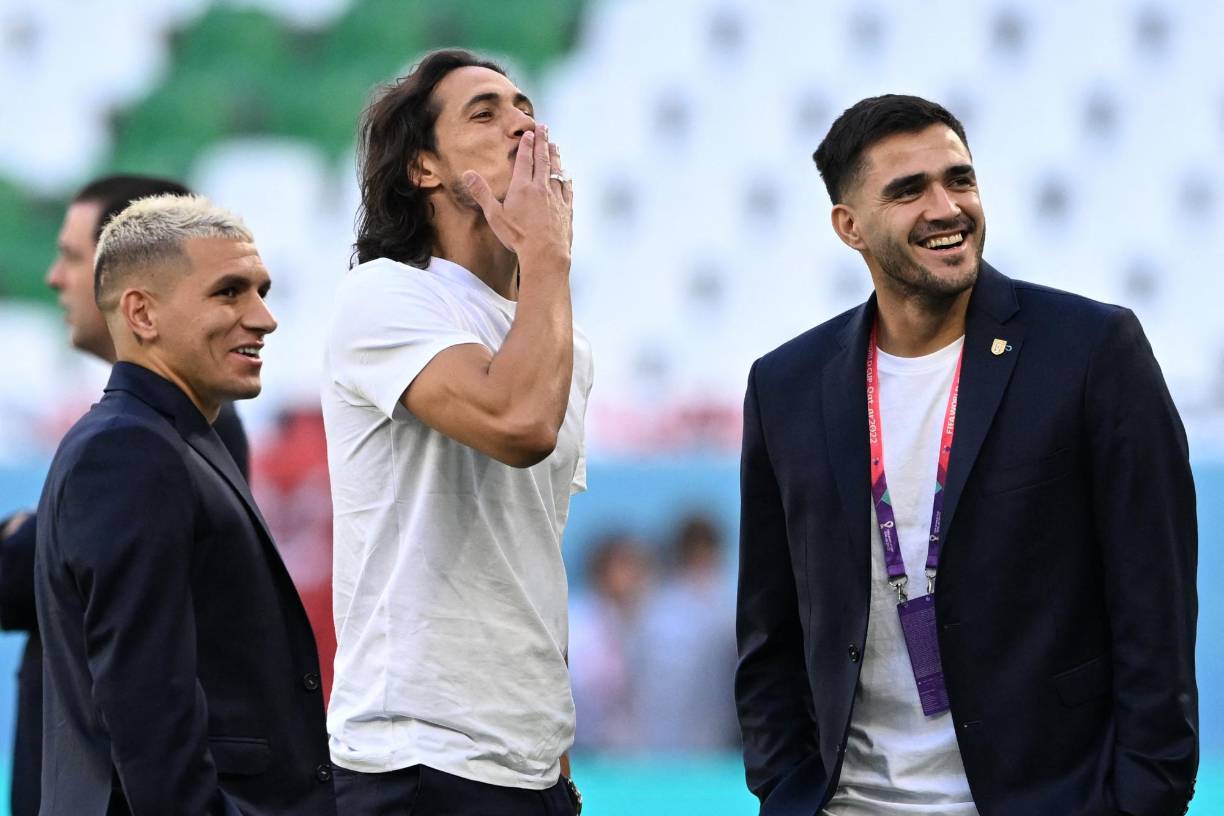 Los jugadores bromearon y disfrutaron en la previa del encuentro.
