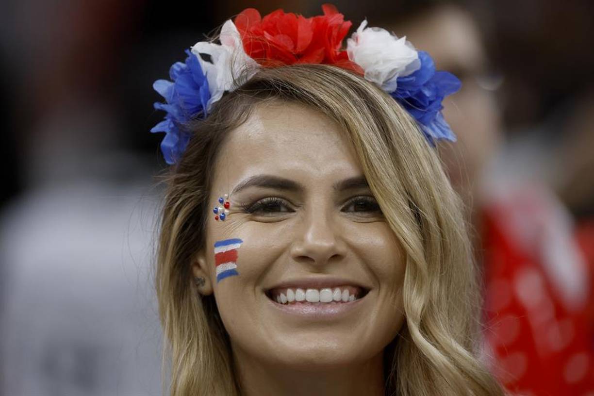 Bellas costarricenses en el recinto de Qatar.