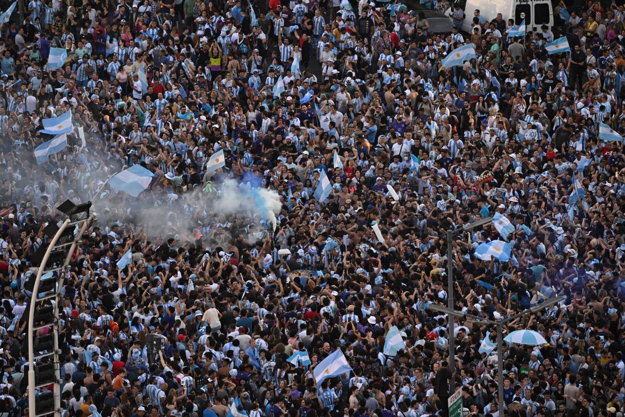 Una locura total en las calles de Buenos Aires, Argentina tiene nuevamente una oportunidad de conquistar el título mundialista.