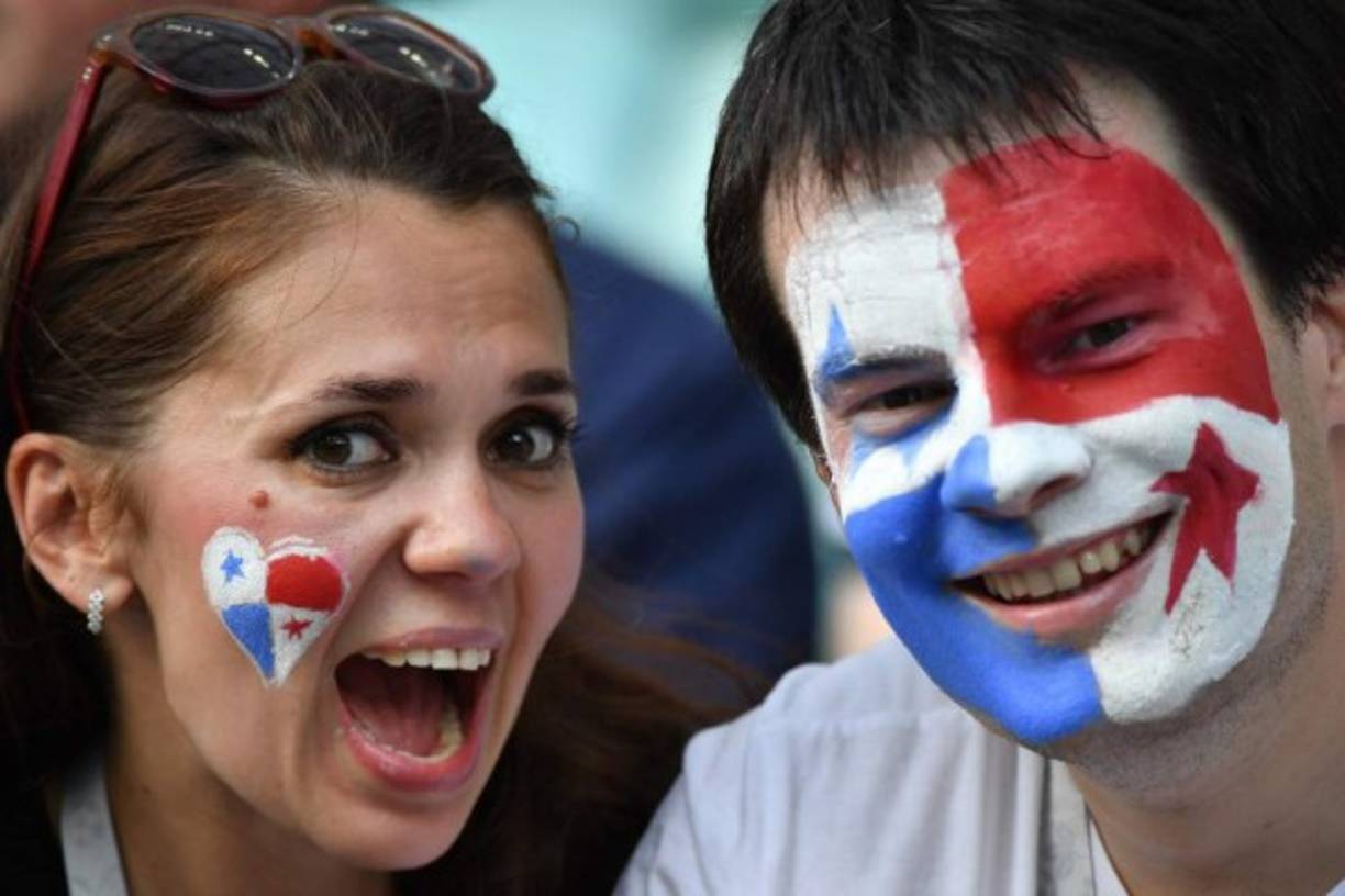 La bandera panameña estaba por todos lados. Foto AFP