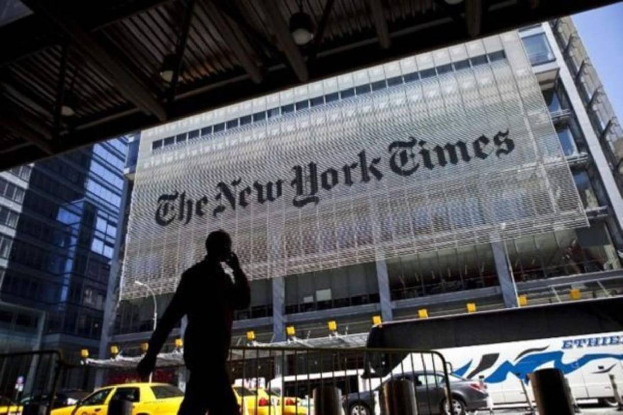 'Noticias falsas, decadente, el pilar de los demócratas', han sido algunos de los insultos dedicados al diario The New York Times.