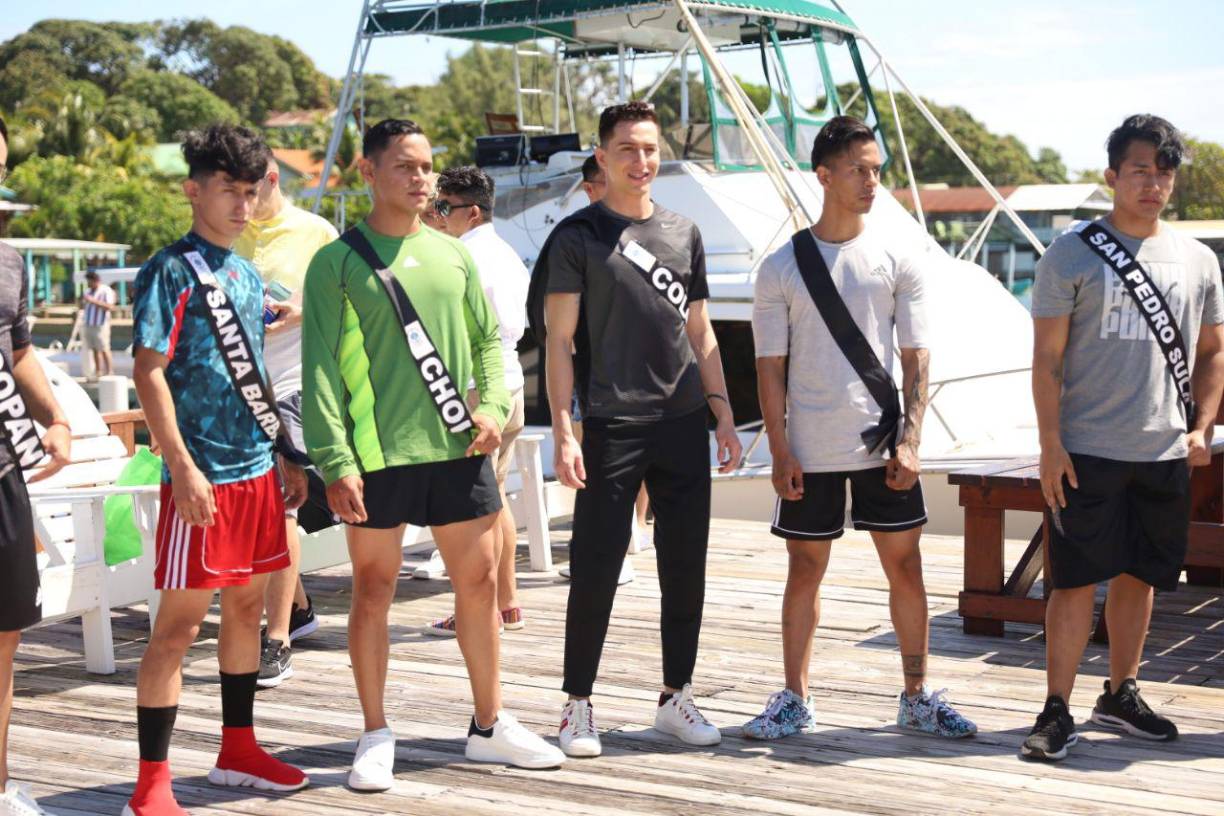 La competencia “Top model” se realizó en Utila Lodge, los participantes demostraron sus capacidades escénicas ante los jurados. 