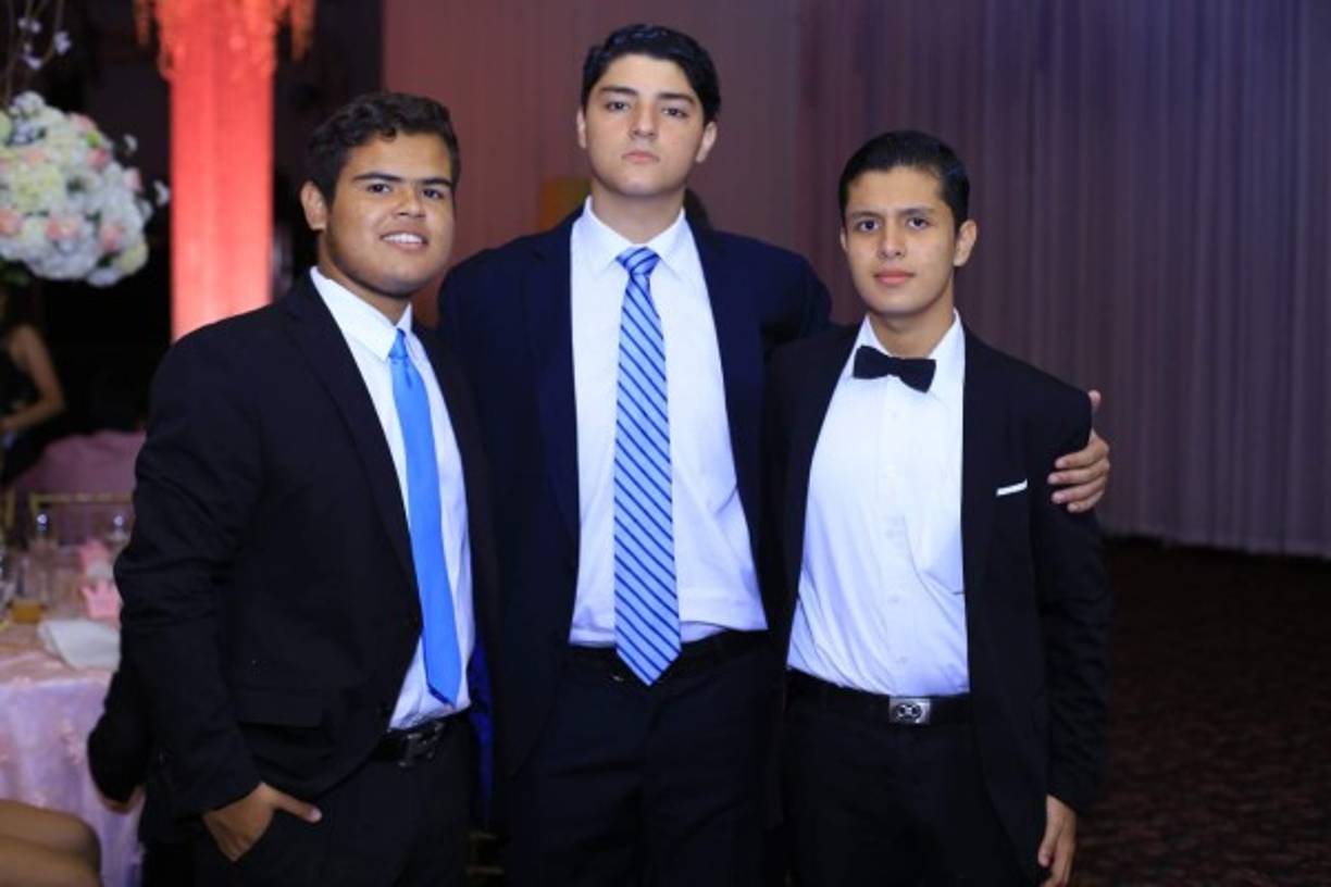 Antonio López, Gerardo Ramos y Daniel Salgado.