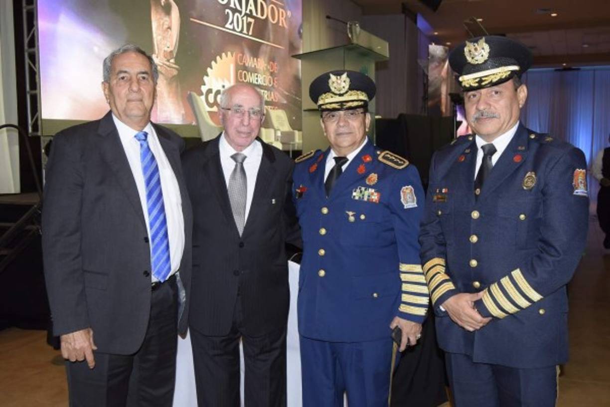 Emín Abufele, Camilo Kafati, Jaime Silva y Alberto Varela.