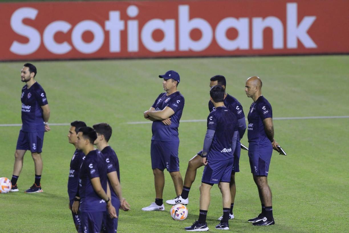 Atlas realizó su última práctica de cara al duelo de este miércoles ante Olimpia.