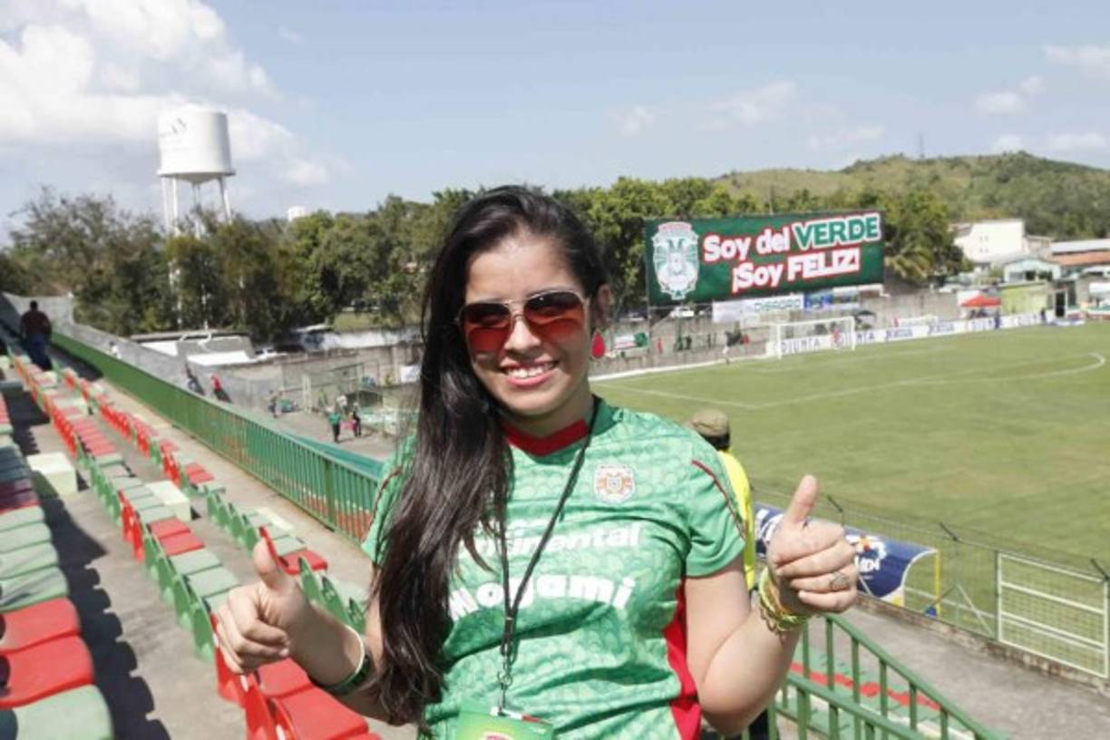 La belleza se hizo presente desde horas tempranas al estadio Yankel Rosenthal.