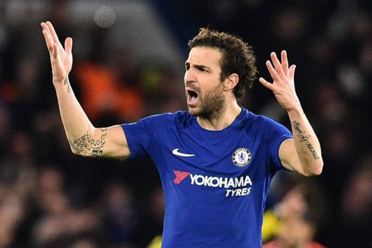 El centrocampista Cesc Fábregas (Chelsea, Inglaterra).