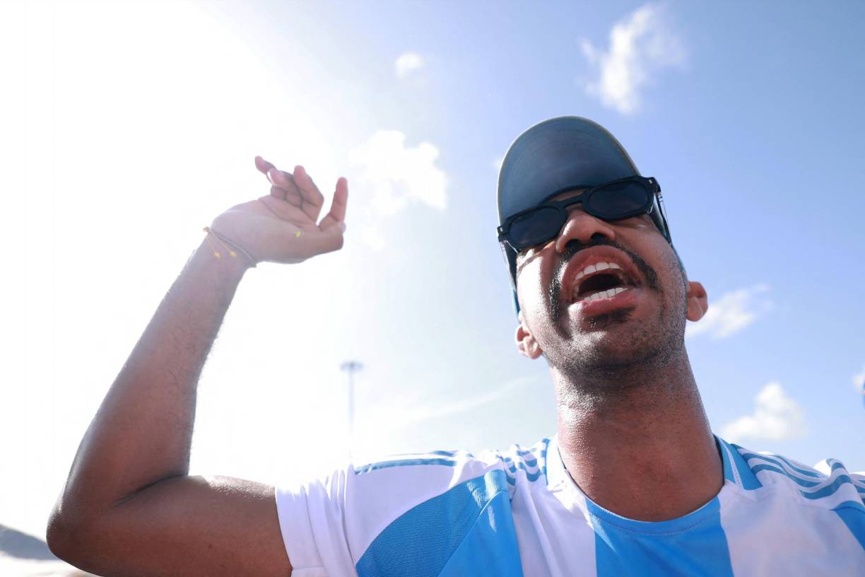 Ambientazo previo a la gran final de la Copa América.