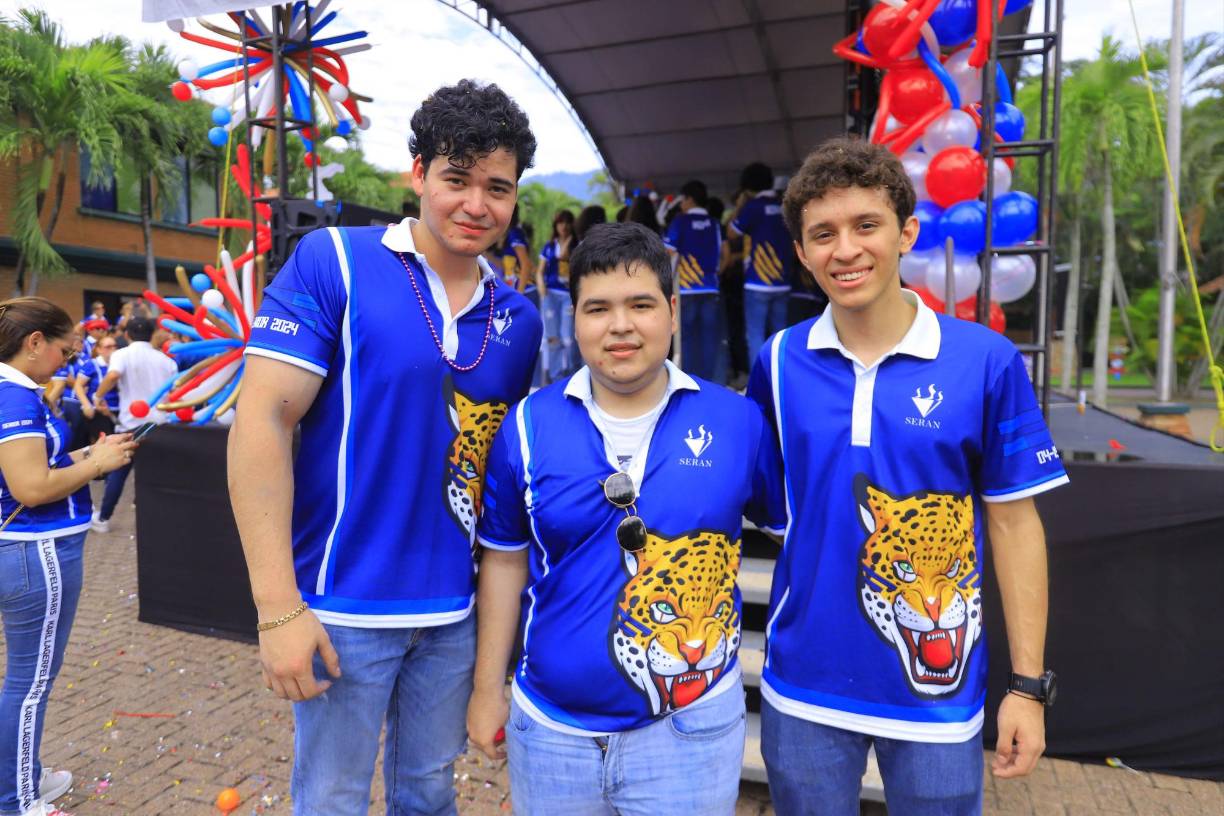 Ian Morgan, Daniel Orellana y Diego Cervantes