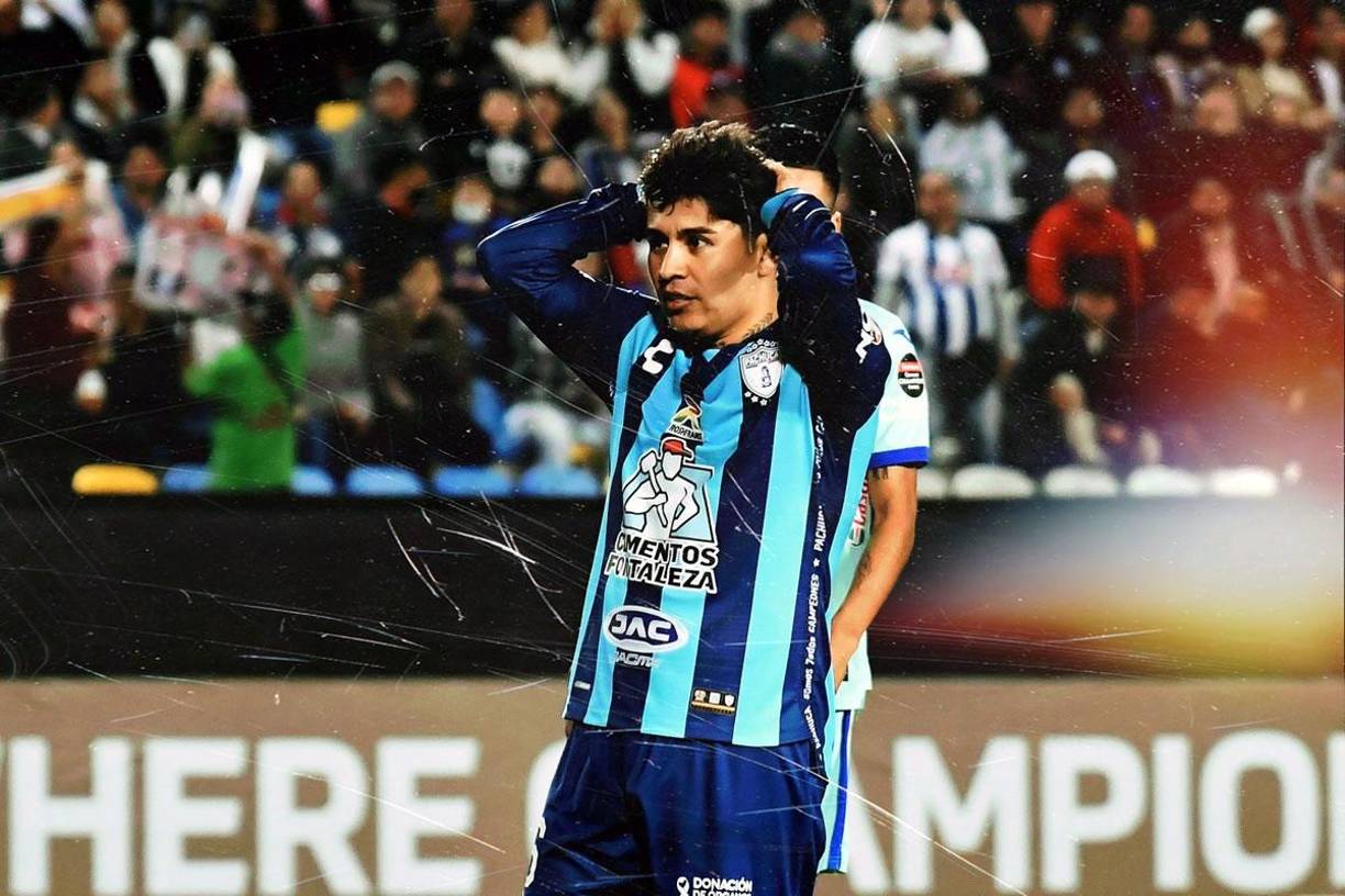 El lamento de los jugadores del Pachuca tras quedar eliminados en octavos de final de la Concachampions ante el Motagua.