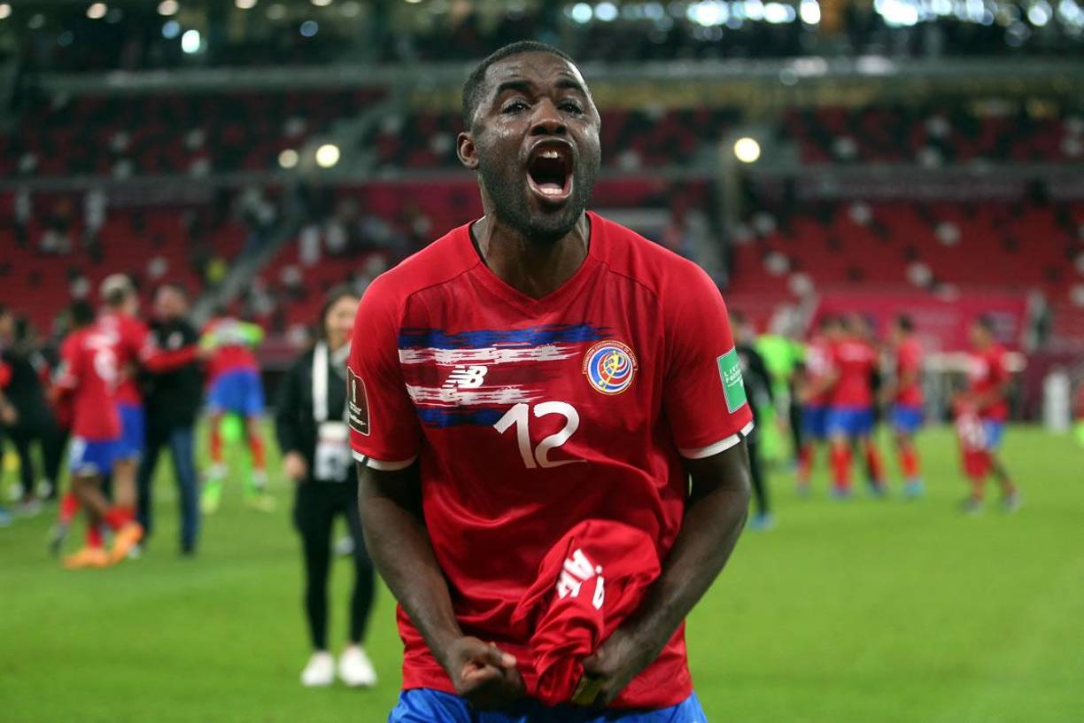 Joel Campbell fue la figura de Costa Rica con su gol. Así gritó de emoción por lograr el boleto a la Copa del Mundo.