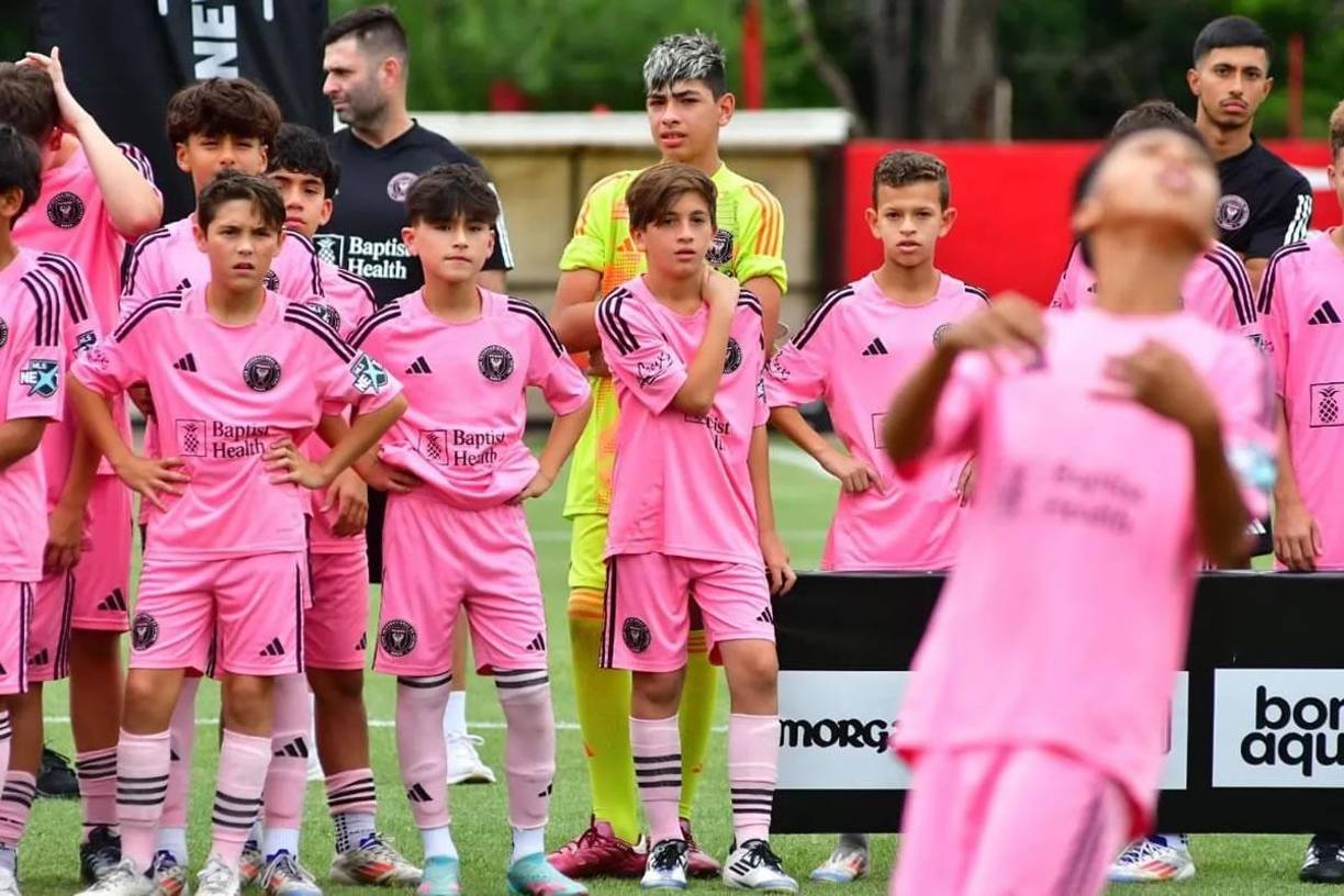Thiago Messi jugó el partido inaugural del torneo internacional juvenil con el Inter Miami contra el Newell’s Old Boys.