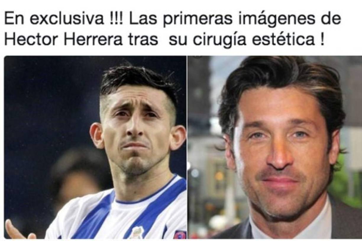 Héctor Herrera apareció 'distinto' y las usuarios de las redes sociales no lo perdonaron.