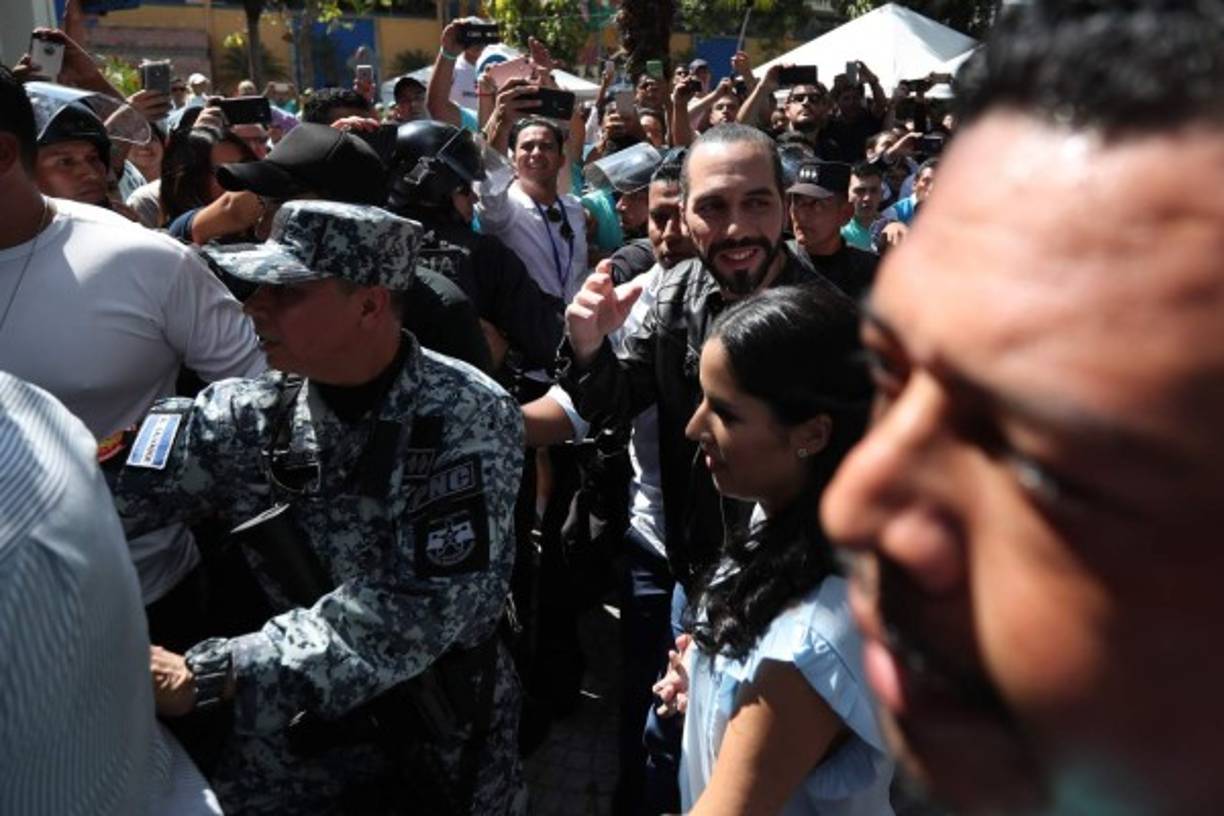 Nayib Bukele, de 37 años y postulado por el conservador partido Gran Alianza por la Unidad Nacional (Gana), es el gran favorito para ganar los comicios presidenciales en primera vuelta.