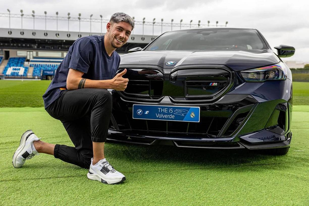 Fede Valverde - BMW i5 M60 xDrive (601 CV, con un precio de 114.450 euros).