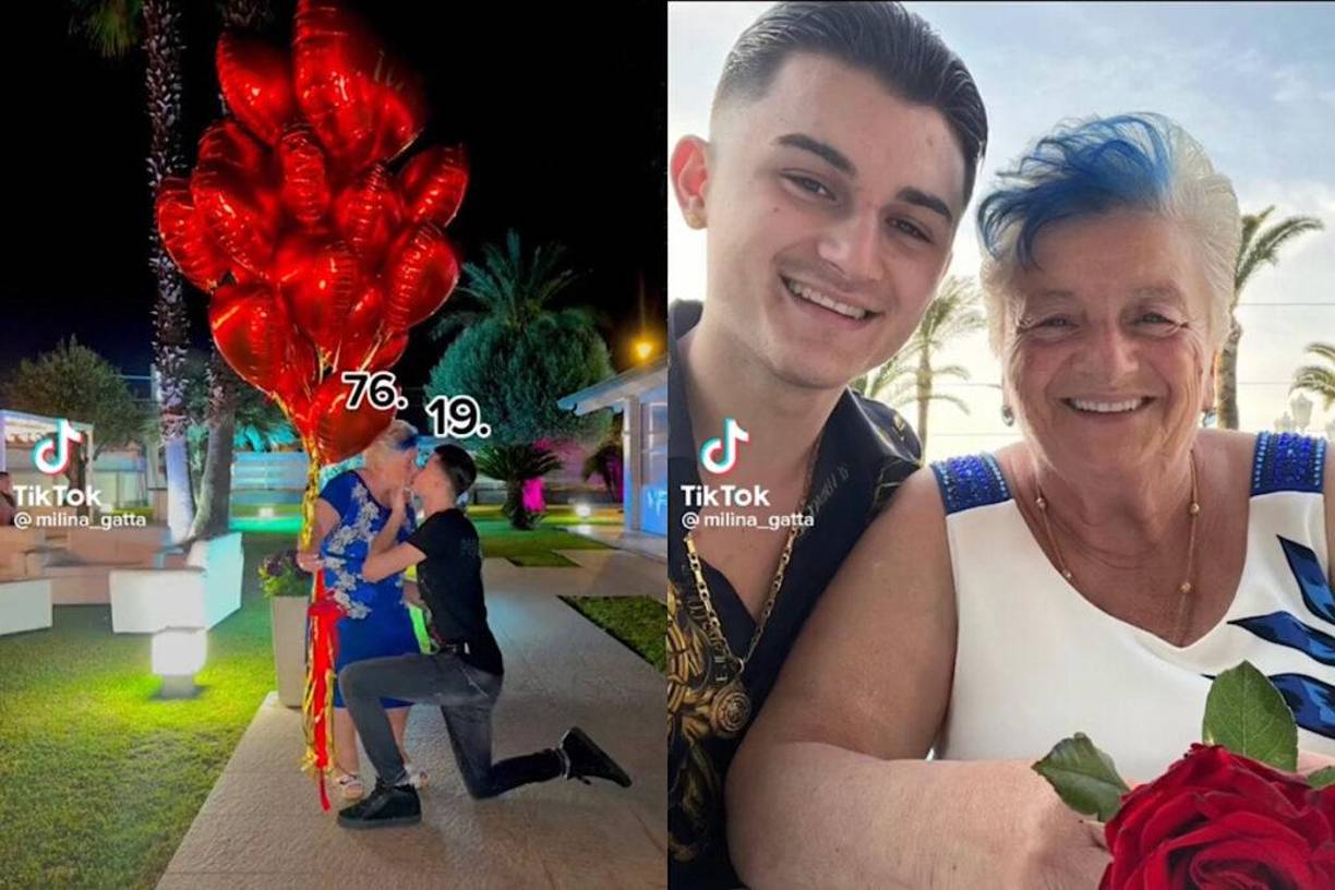 Desde entonces su relación se hizo viral en redes sociales, donde los internautas han dudado de las intenciones del joven o si se trate de un amorío real.