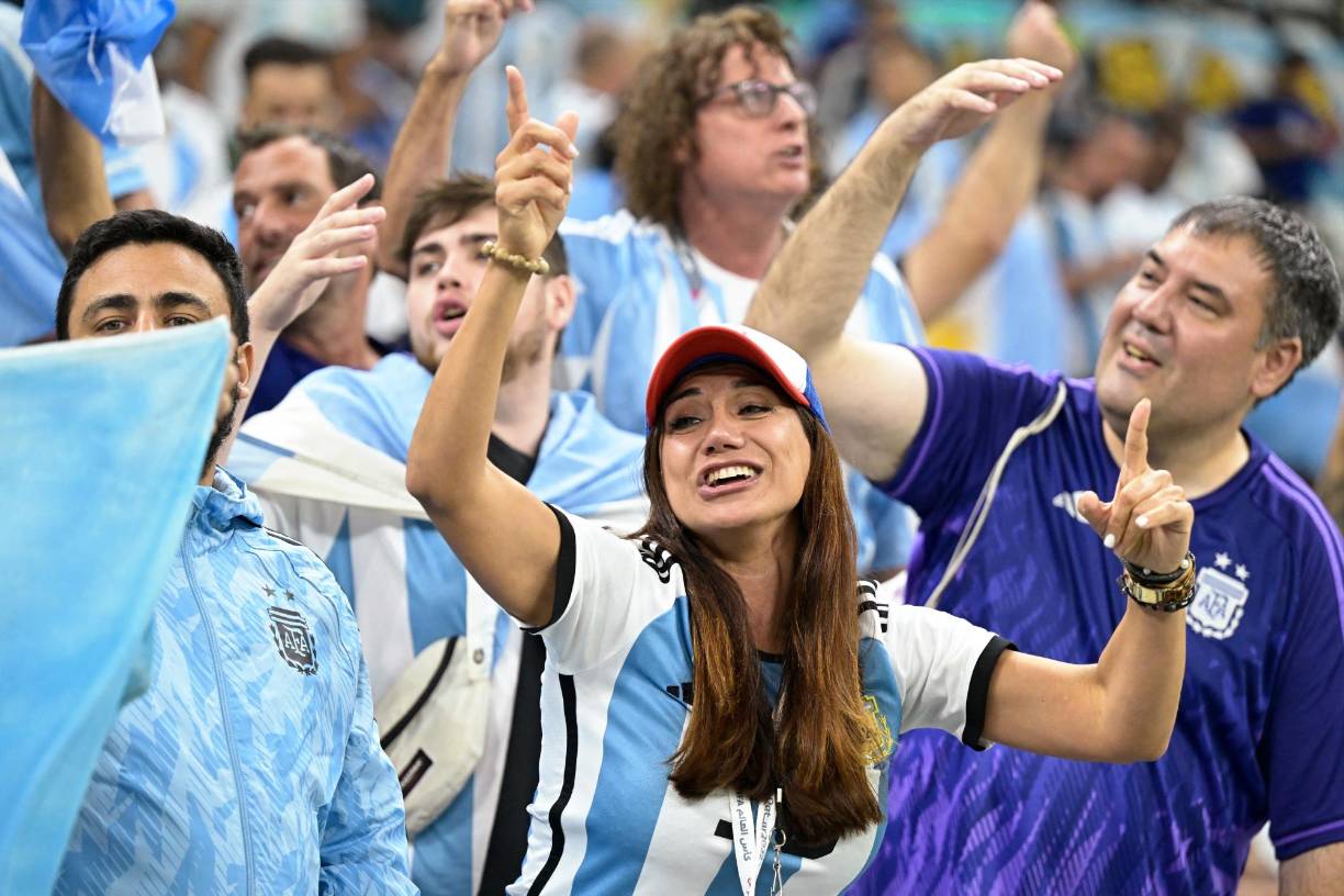 Un gran ambiente en el Estadio Lusail para disfrutar del encuentro.<br />
