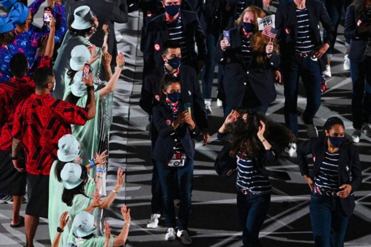 El emperador Naruhito de Japón también estuvo presente y declaró inaugurados los Juegos Olímpicos de Tokio.