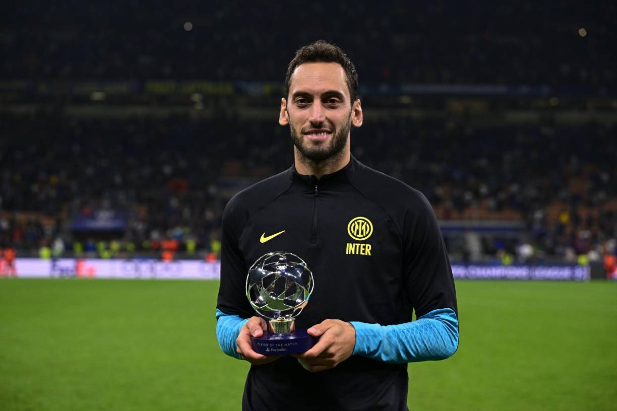 El turco Hakan Çalhanoglu fue elegido como MVP del partido tras su golazo que dio el triunfo al Inter.