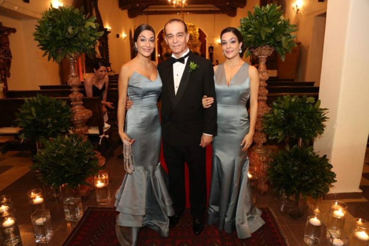 Camila, Guy y Christine de Pierrefeu.