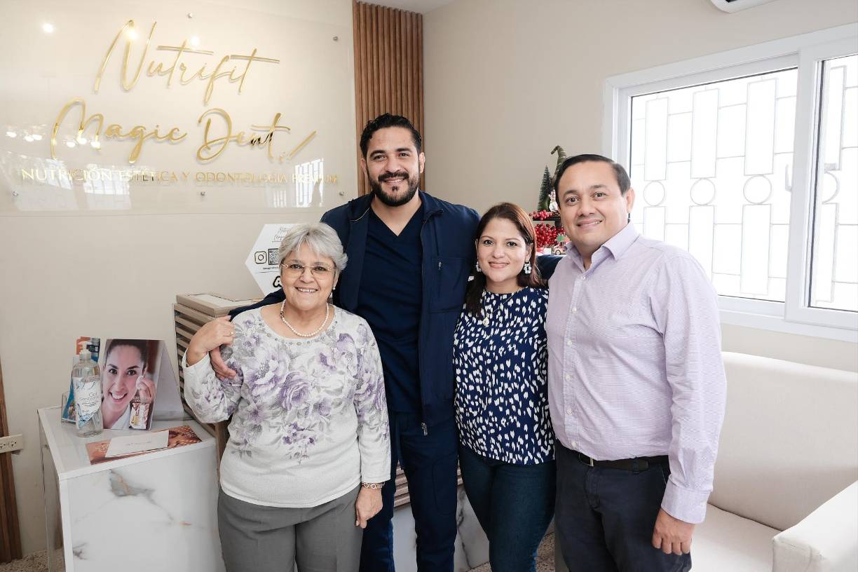 En diciembre, el grupo de amigos inauguró las nuevas instalaciones de su tercera clínica, ubicada en San Pedro Sula, donde Alfredo sigue haciendo shows de magia para alegrar a sus pacientes.