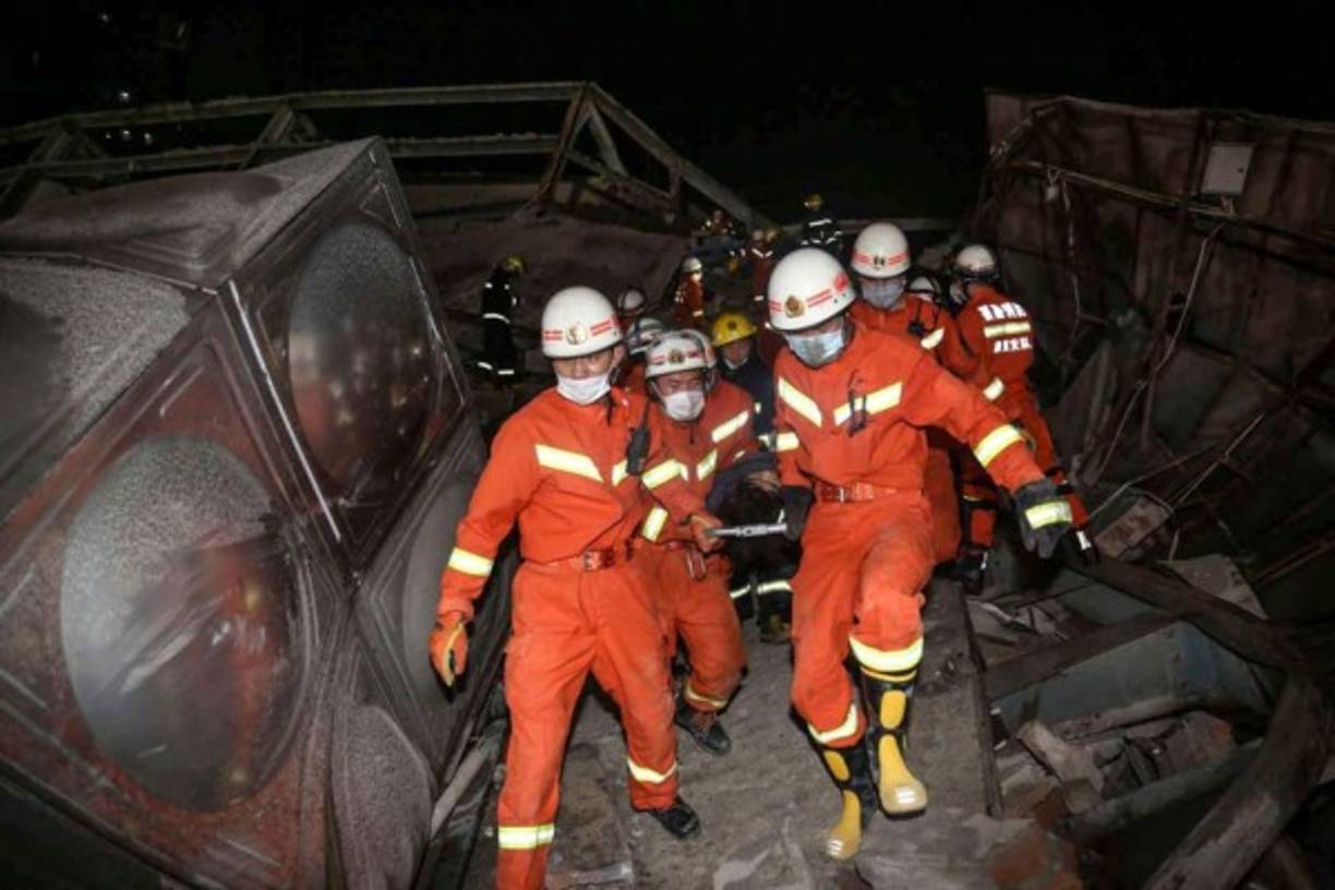 Al menos 20 personas murieron en 2016 al desplomarse varios edificios con defectos de construcción en la ciudad de Wenzhou (este).