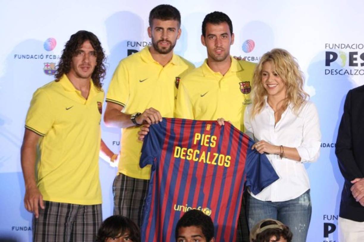 Shakira acompañaba a Piqué en sus diferentes giras.