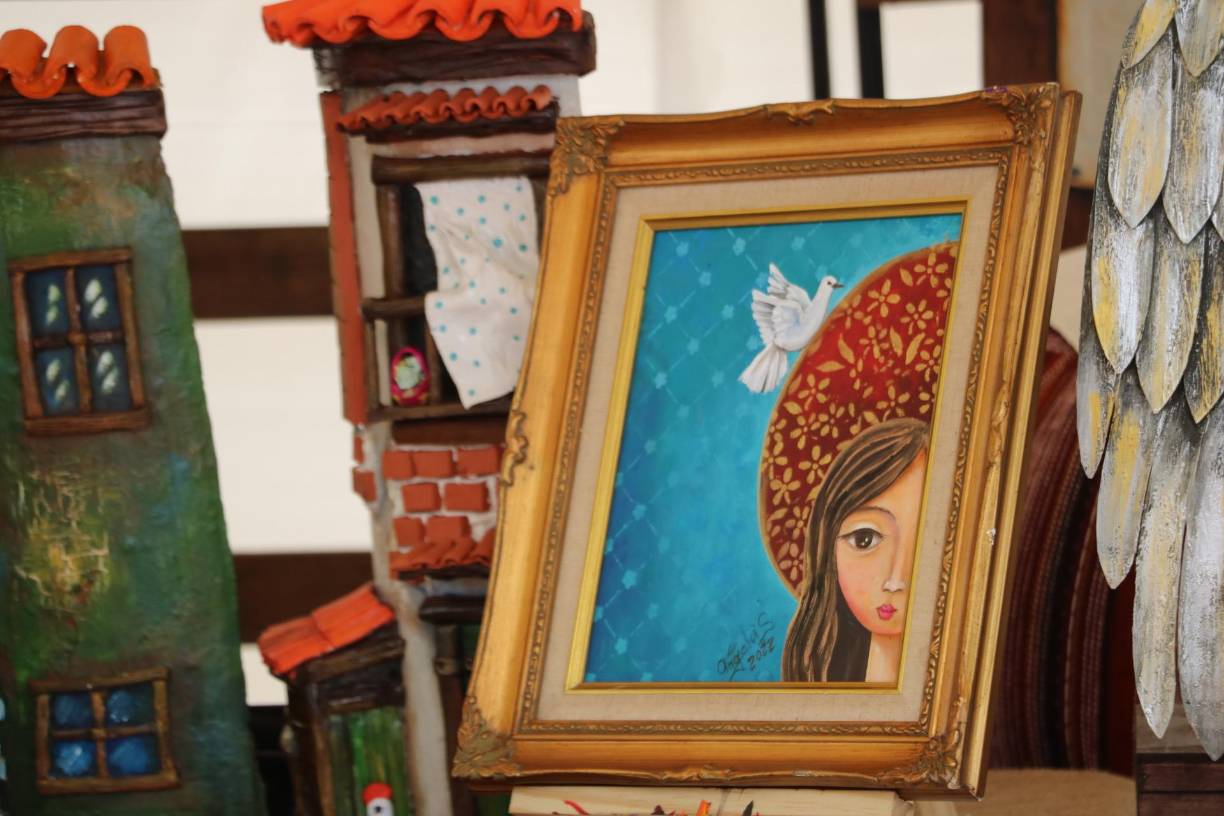 El arte también se hizo presente. 