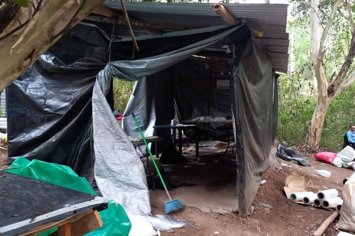 En el plantel tenían instalado aire acondicionado.