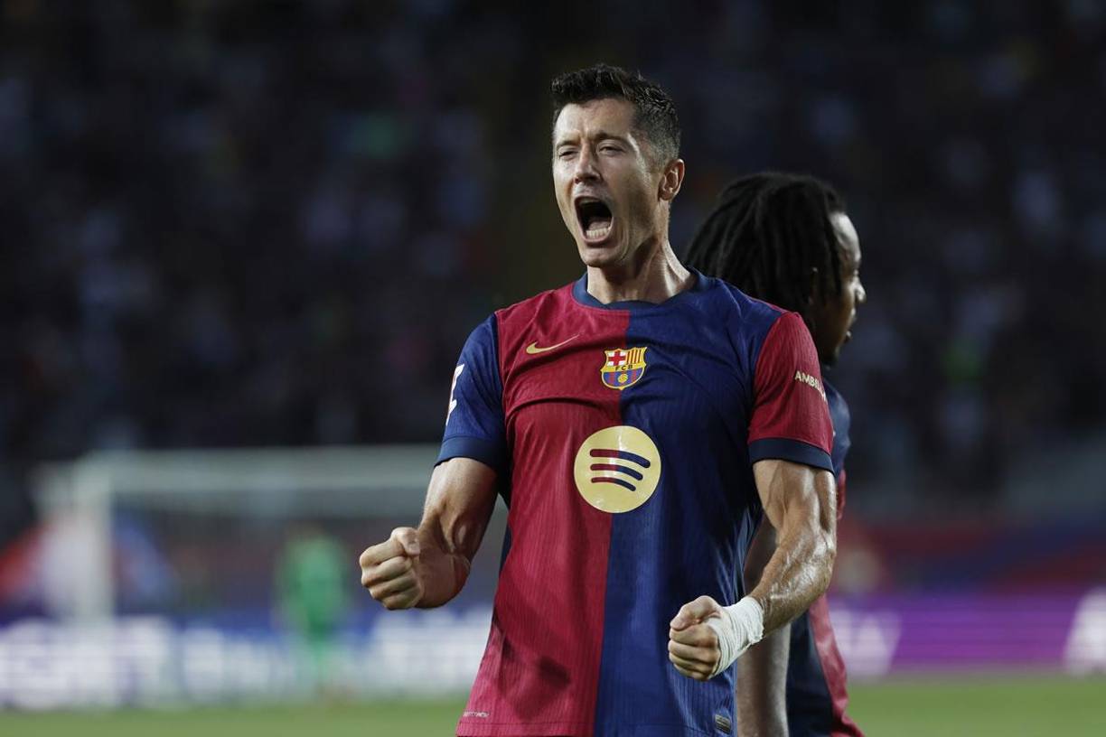 6. Robert Lewandowski - El delantero polaco del Barcelona no podía faltar en estos registros: ha marcado 23 goles en lo que va del 2024.