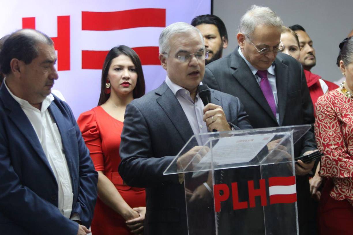 El Partido Liberal de Honduras reafirma su compromiso con la democracia en conferencia de prensa el 7 de enero.