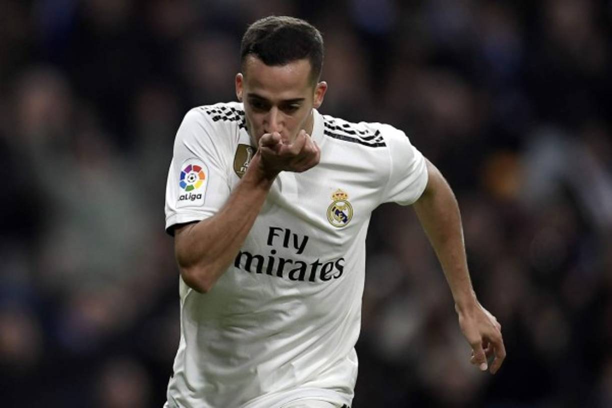 El festejo de Lucas Vázquez, a lo Luis Suárez en el Barcelona.