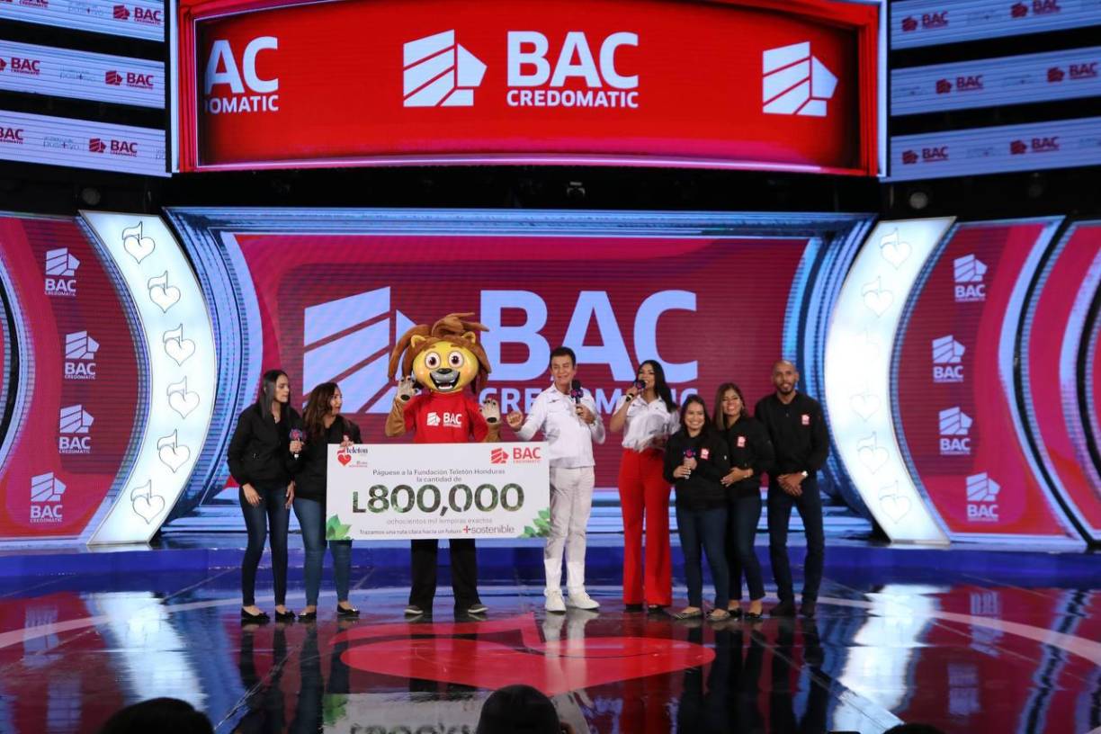 BAC también fue uno de los primeros en donar su granito de arena a esta gran causa con 800 mil lempiras.