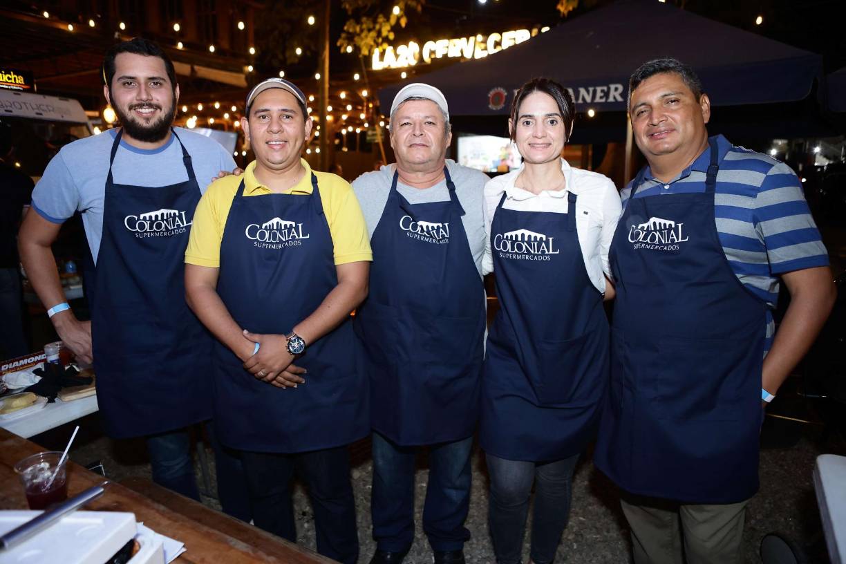 Carlos Tróchez, Ricardo Moribio, Ulises Rivera, Joseth López y Estuardo Rivera