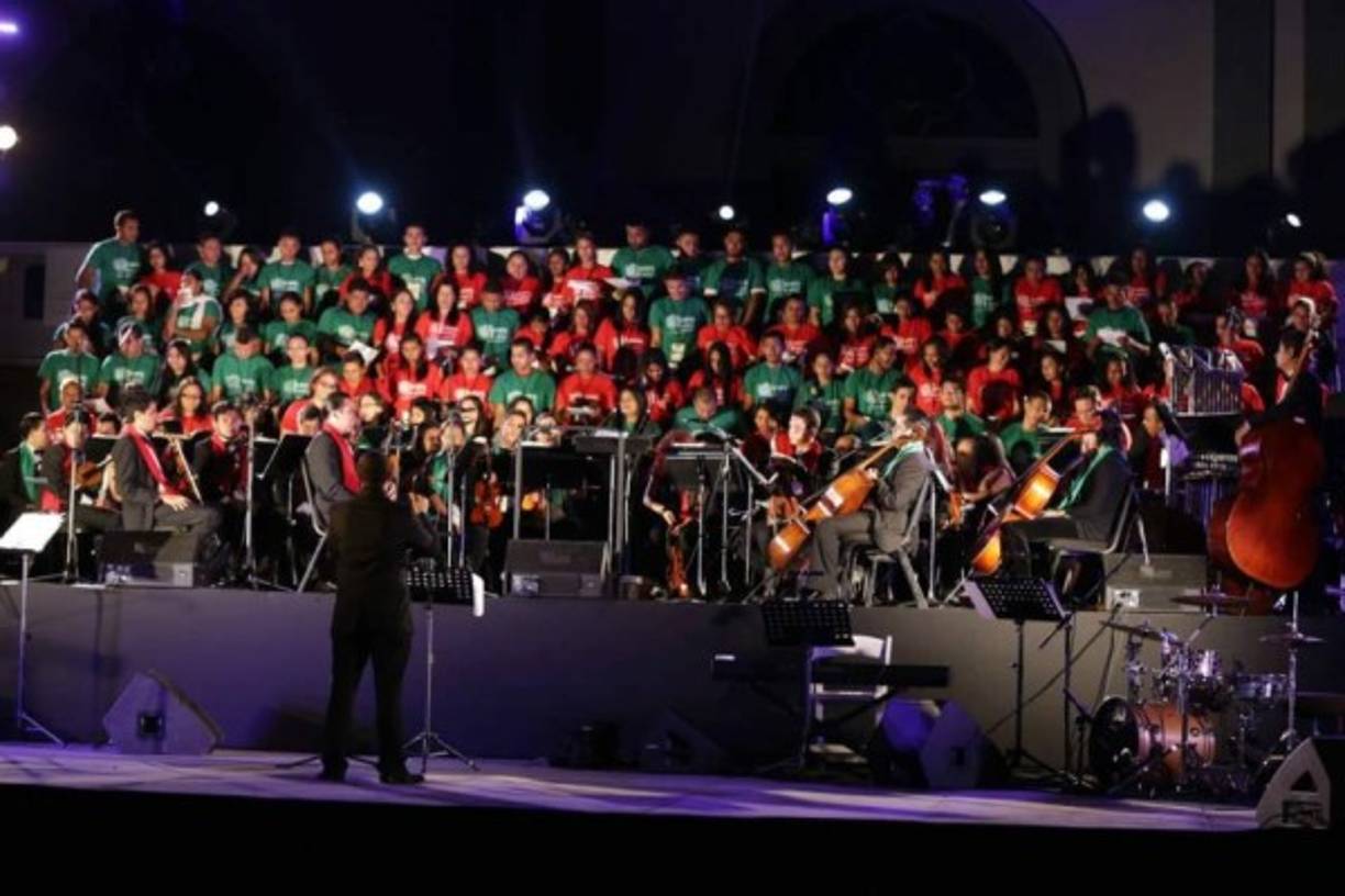 Las orquesta sinfónica de Honduras.