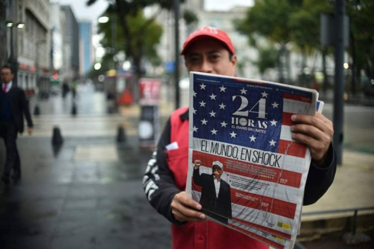 'El mundo en Shock', tituló el diario 24 horas