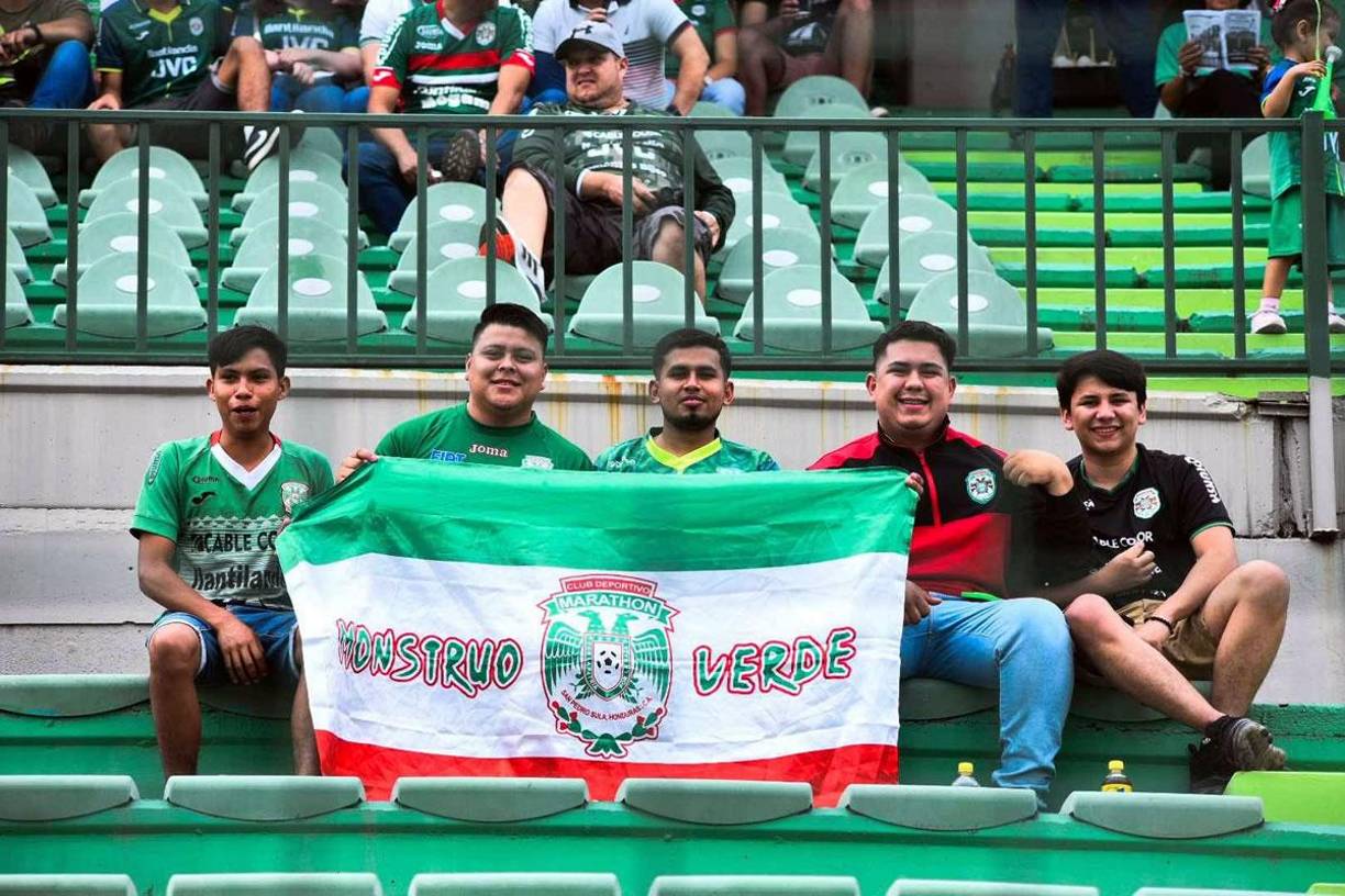 La afición del Marathón volvió contenta al estadio Yankel Rosenthal para ver el debut de su equipo en el Torneo Clausura 2024.