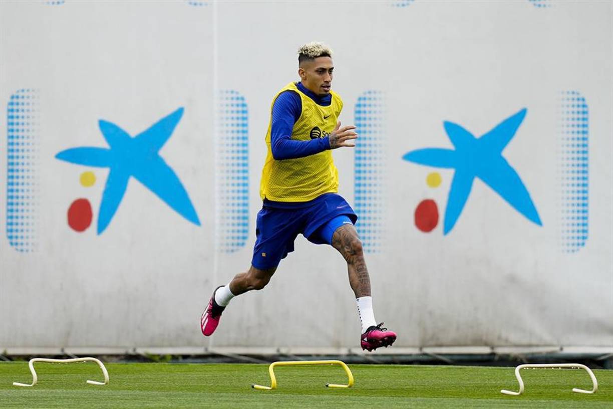 Delantero: Raphinha será parte del ataque del conjunto azulgrana.