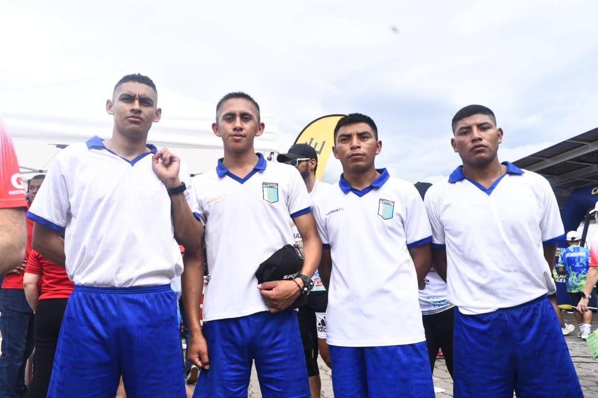 Estos cuatro corredores se dieron cita en el evento de atletismo más importante de Honduras: La Maratón La Prensa en su 48 edición.