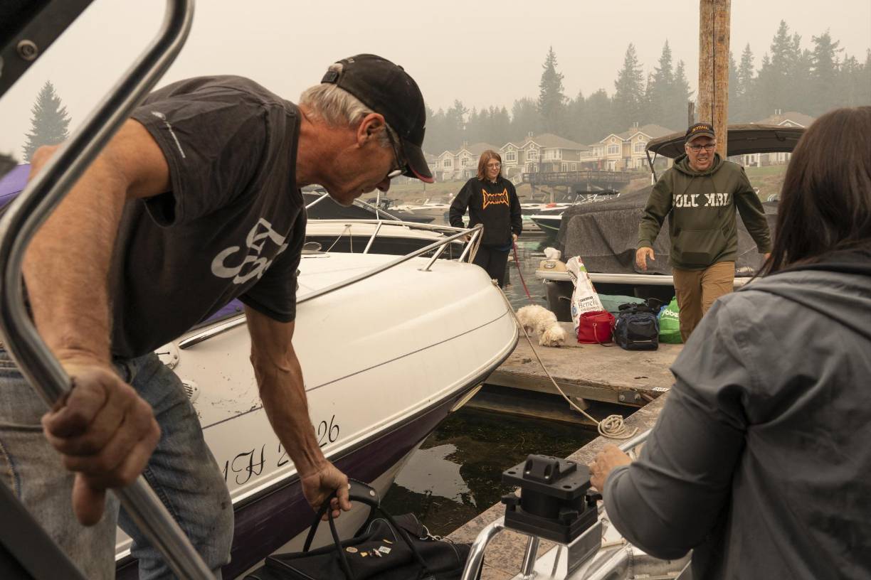 Kelowna, una ciudad de 150.000 habitantes, se ha convertido en el último núcleo de población afectado.